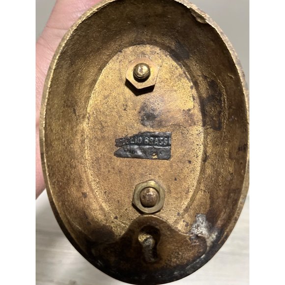 Solid brass wall sconce candlestick made in India - Picture 3 of 6